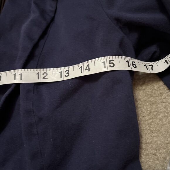 British Khaki Navy Blazer S One Button Preppy Minimalist Preppy Academic Nerd - Picture 8 of 10